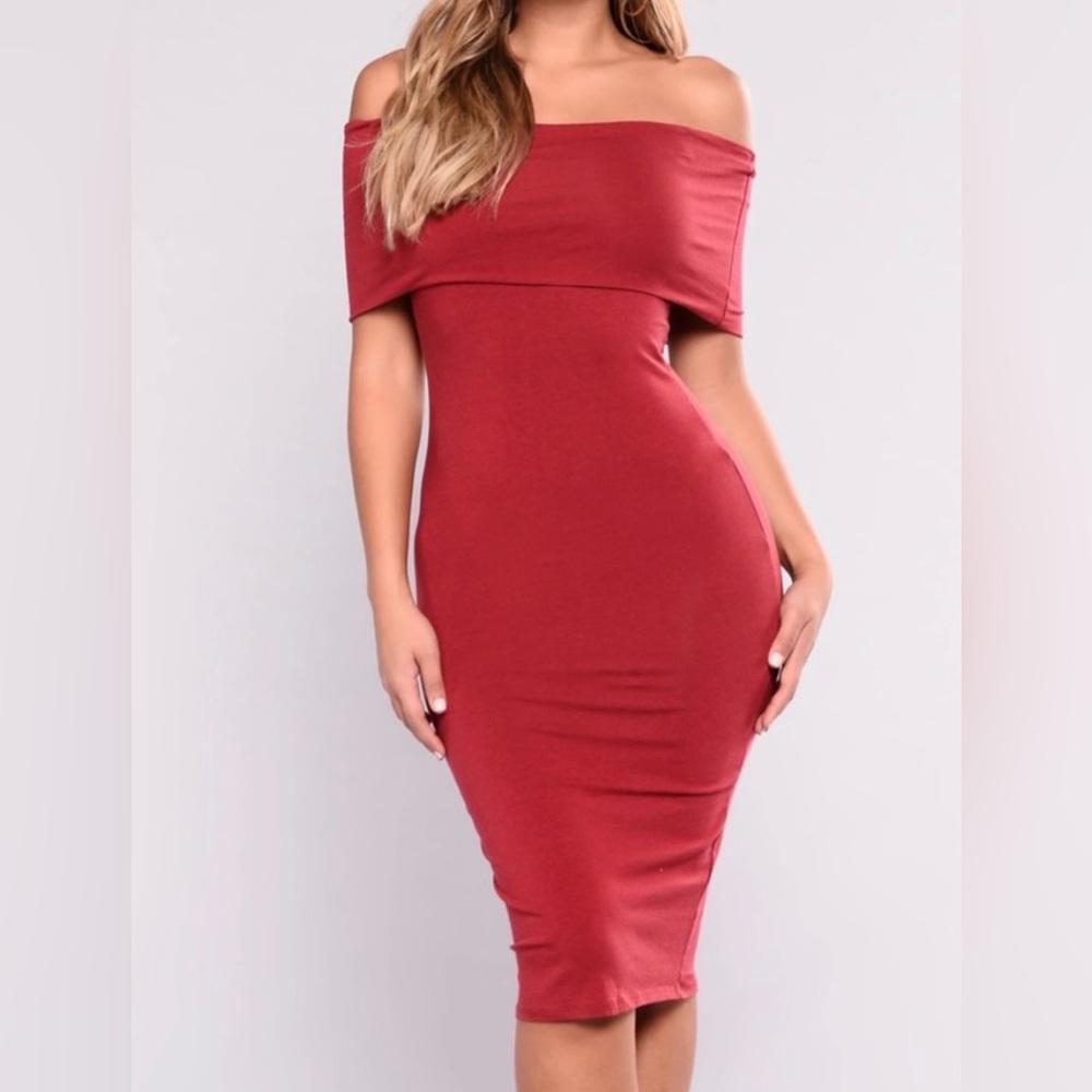 Heart & Hips off shoulder sexy dress